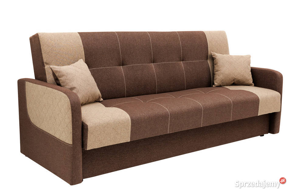 Wersalka Tapicerowana Brązowa AGA Iwonicz-Zdrój