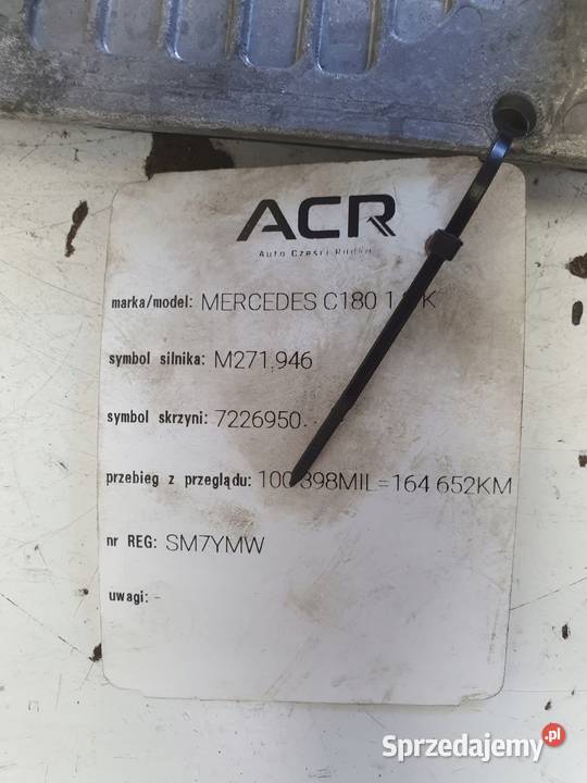 Mercedes W203 18 K STEROWNIK SILNIKA Komputer Komputery lubelskie Chełm
