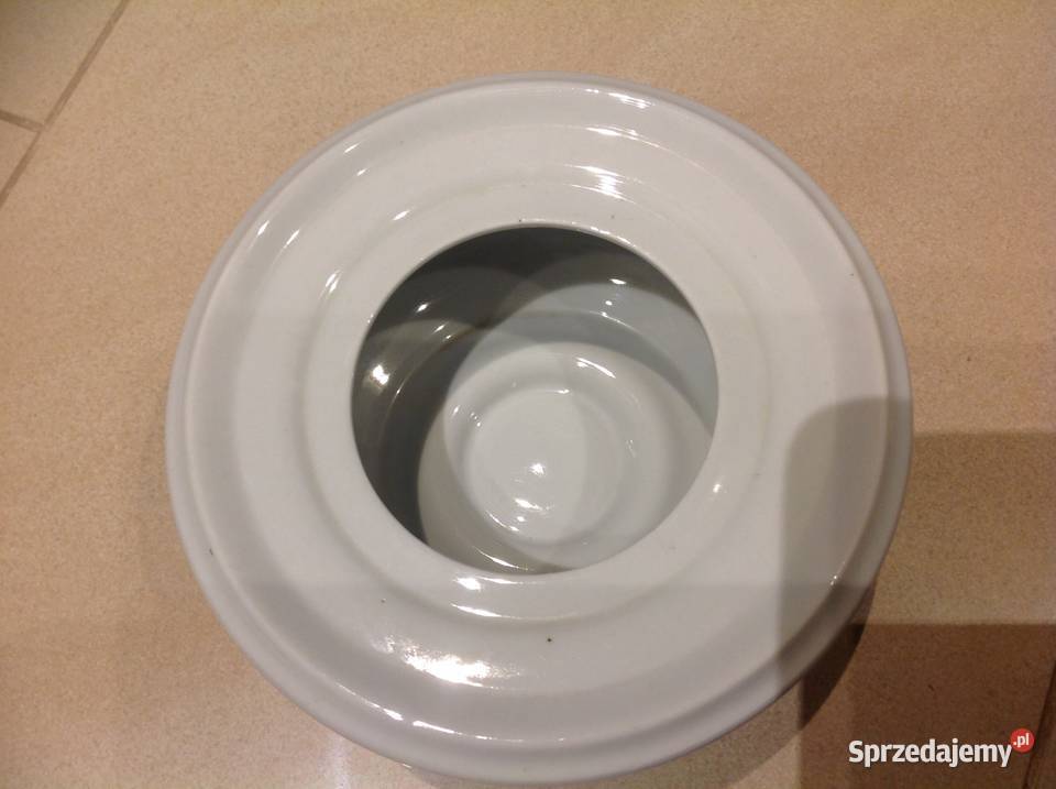 Biały Ceramiczny Podgrzewacz na wkłady Nowa Sól