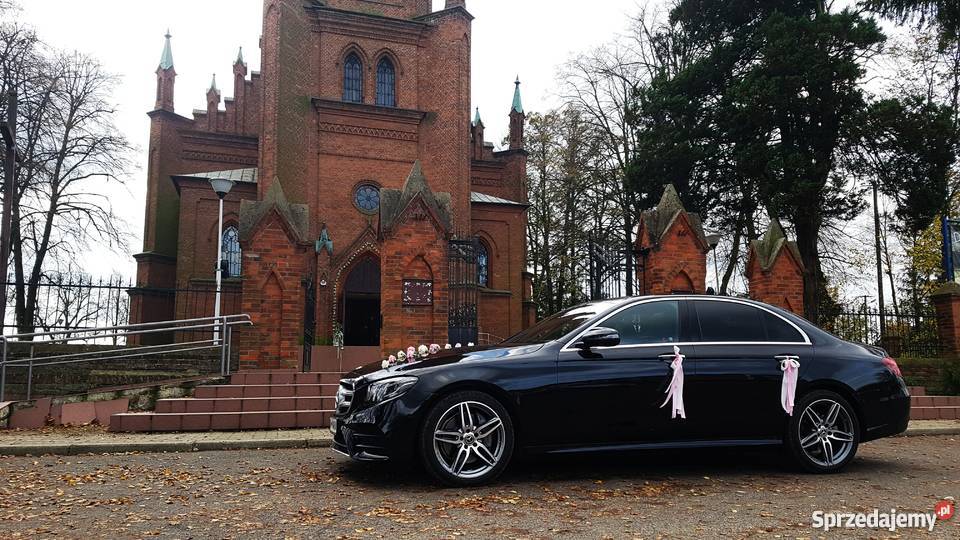 MERCEDES Czarna Limuzyna AMG do ślubu Wynajem Kalisz