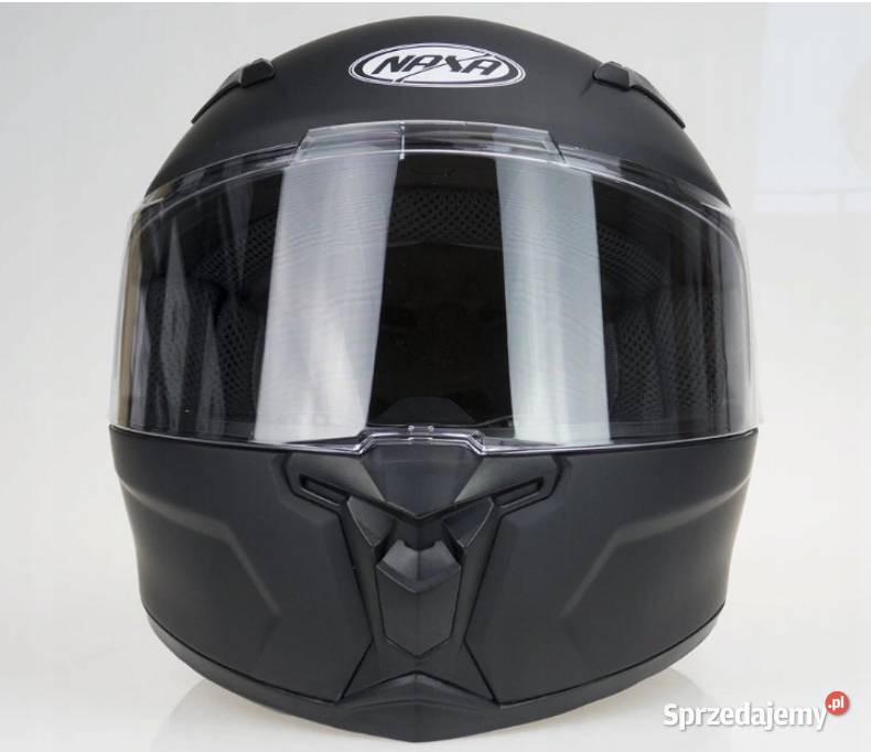 Kask motocyklowy integralny Naxa F25 czarny Mat Części motocyklowe Mysłowice