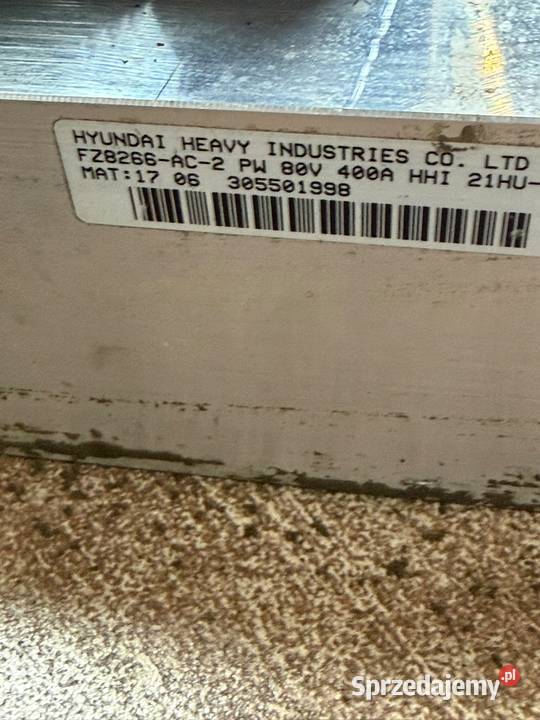 Sterownik ZAPI AC2 FZ8266AC2 PW 80V 400A HHI Części maszyn i innych pojazdów