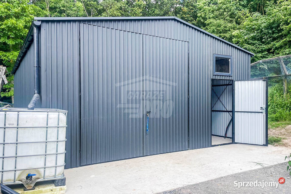 Hala Garaż Blaszany 7x10m Brama Dwuskrzydłowa kujawsko-pomorskie Inowrocław
