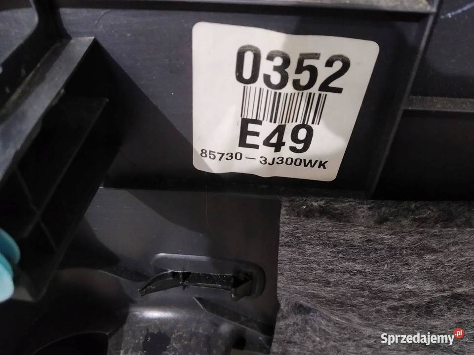 TAPICERKA BOCZEK BAGAŻNIKA LEWY TYŁ 857323J300 świętokrzyskie