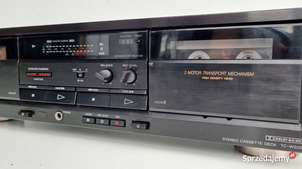 Magnetofon catette deck SONY TCW320 TC W 320 Międzychód