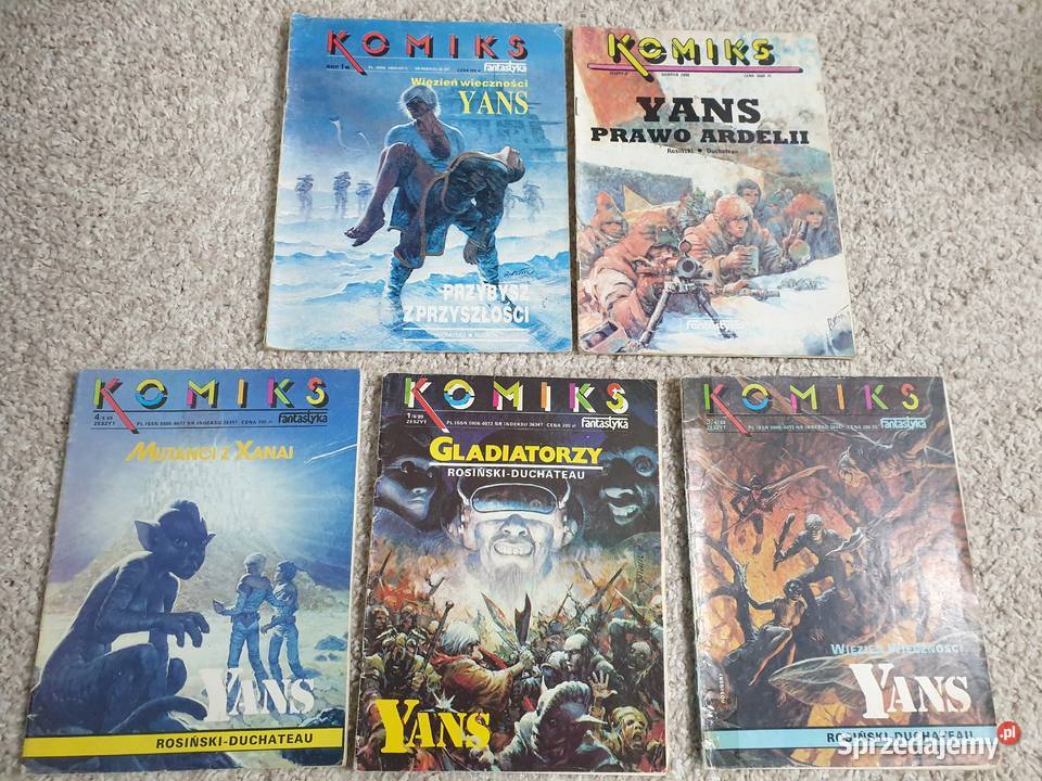 Yans 5 komiksów Komiks Fantastyka Grzegorz Gdynia
