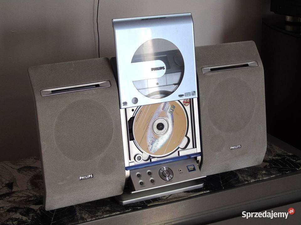 Wieża Philips CD USB mp3 kolumny sprawna DOSTAWA Jasło