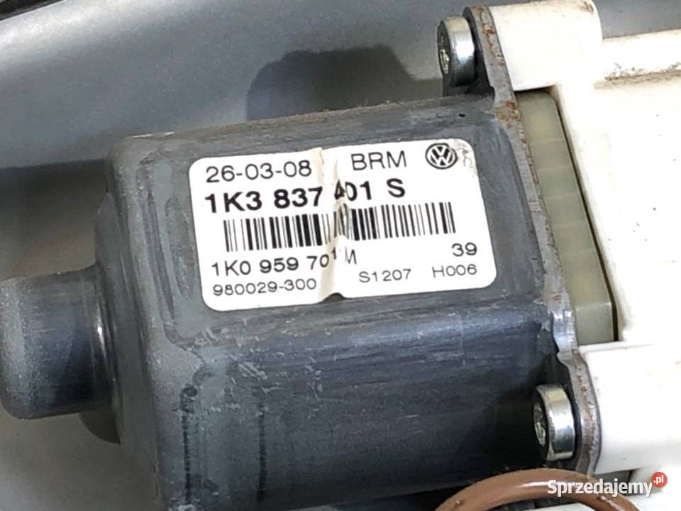 PODNOŚNIK SZYBY LEWY PRZÓD VW GOLF V 1K3837401S podkarpackie sprzedam