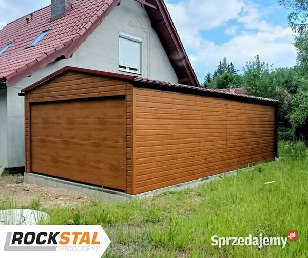 Garaż blaszany blaszak wiata konstrukcja 48m2 Sprzedaż Strzelce Opolskie