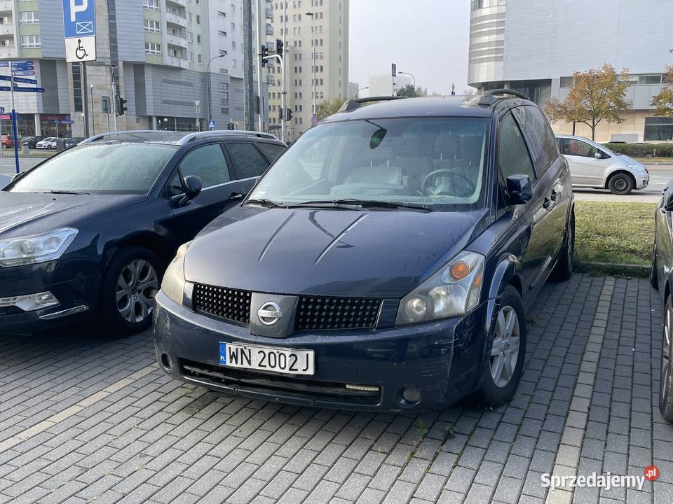 Nissan Quest 2005 V6 benzyna lpg uszkodzony Warszawa