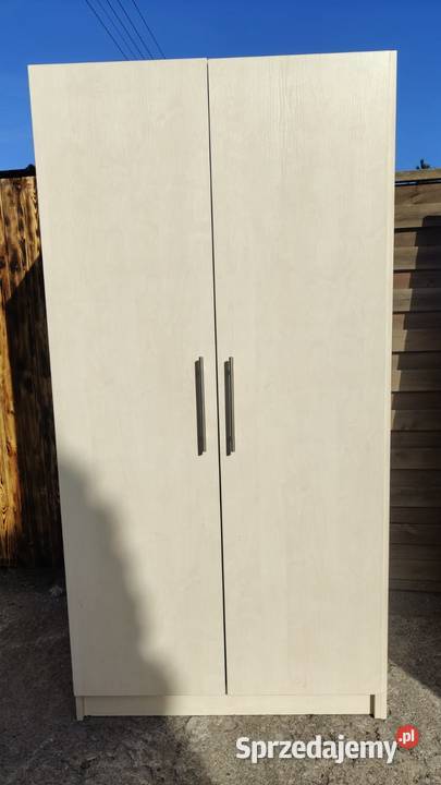 Duża szafa 2drzwiowa biurowa z drążkiem Szafy i garderoby Warszawa