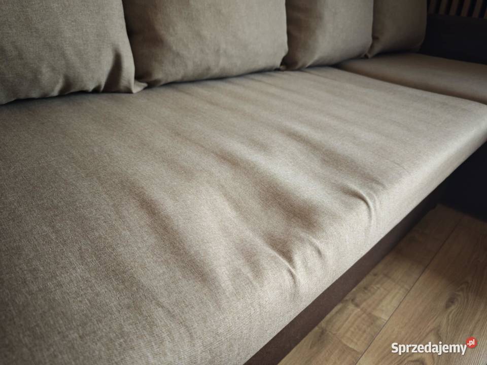 Narożnik modułowy 2 pufy pojemniki na pościel Poznań sprzedam