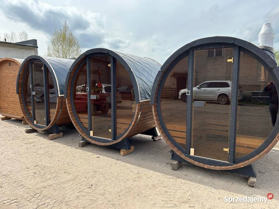 Sauna Ogrodowa Przeszklona Sauny Beczki Balie Sauny