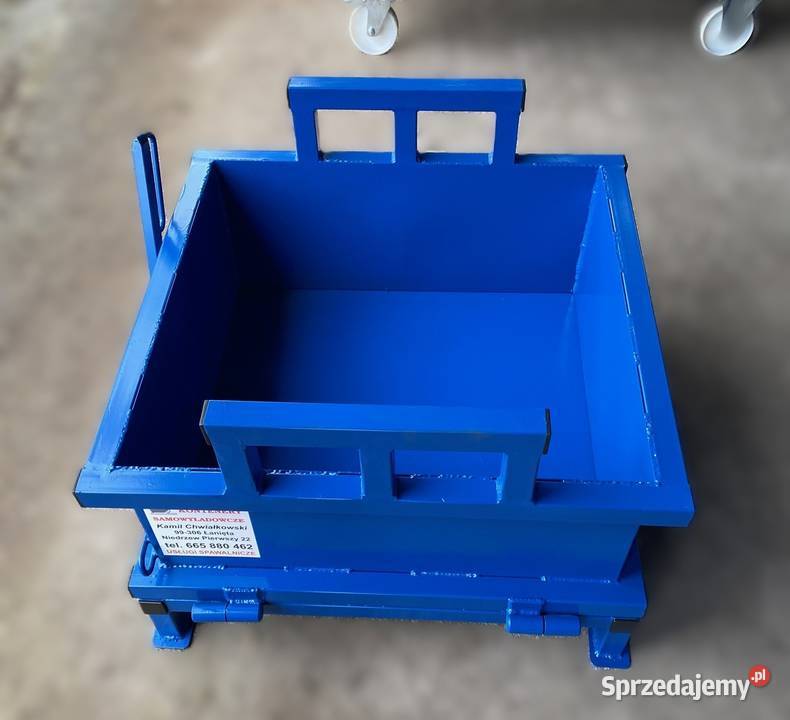 Kontener z otwieranym dnem 05m3 koliba Niedrzew Pierwszy