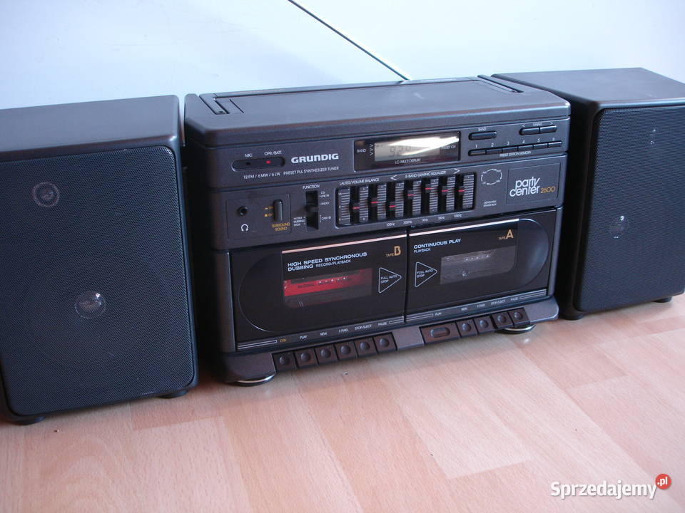 Radiomagnetofon GRUNDIG PARTY CENTER RR2600 Pozostałe lubuskie Zielona Góra