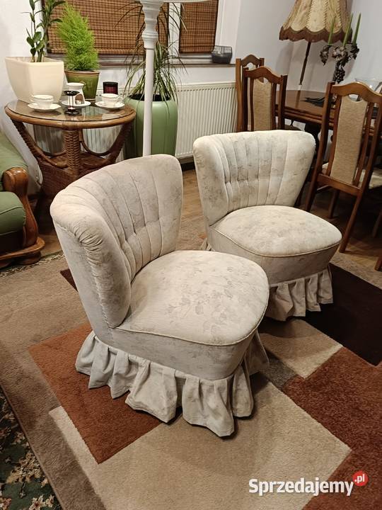 Fotel klubowy muszelka Vintage lata 60 PRL Lipno sprzedam