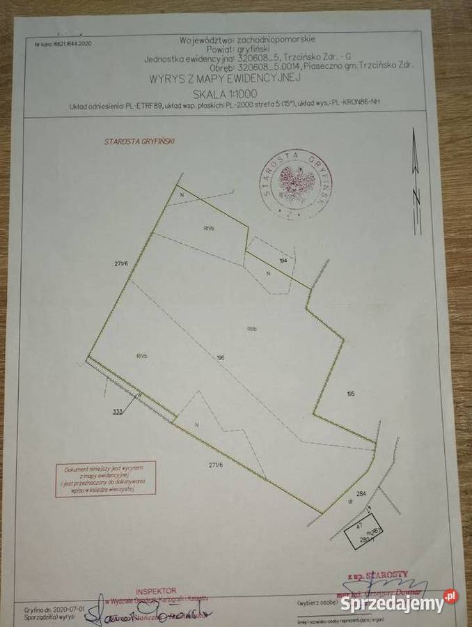Sprzedam działkę o powierzchni 1.06ha.