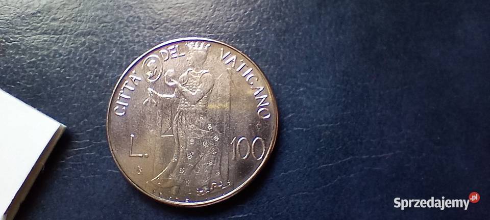 Stare monety 100 lir 1980 Watykan Numizmatyka Lesko