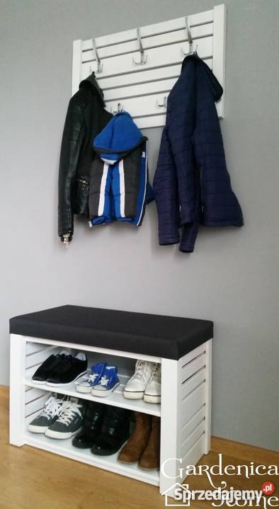 Wieszak ścienny niski nowoczesny na ubrania do Warszawa