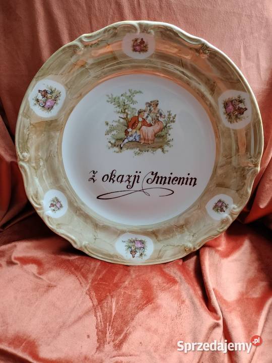 Patera talerz 30 PRL Ćmielów Chodzież Choszczno