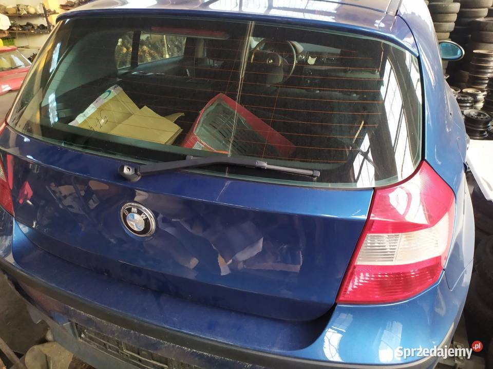 TYLNA KLAPA BAGAŻNIKA BMW E87 2005 5D A19 Rudziniec