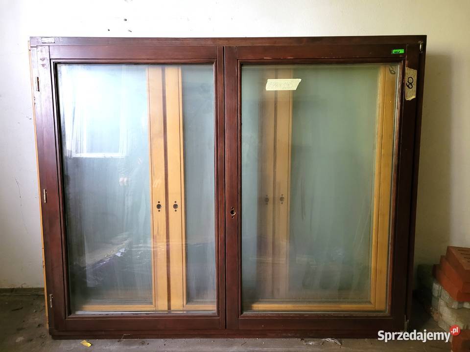 okno okna drewniane 178x145 dwuskrzydłowe 3 Okna i parapety Turawa