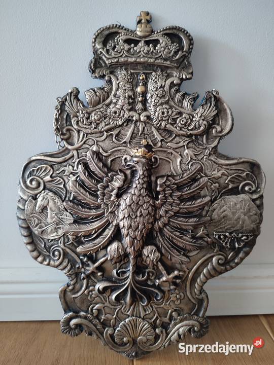 Piękny ryngraf z orłem polskim patriotyczny Łódź