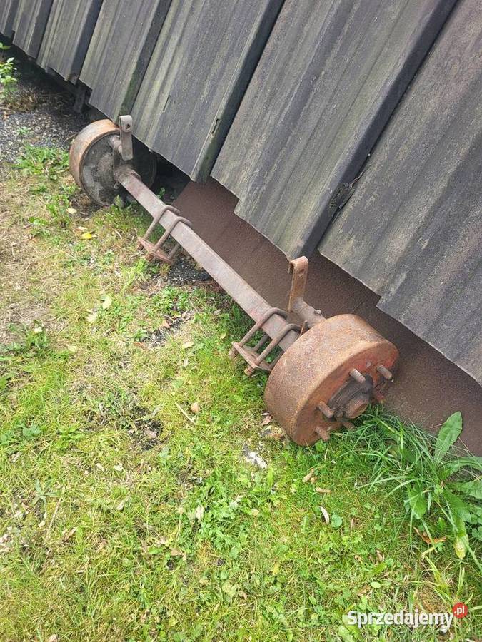 Oś z hamulcem do przyczepy sam śląskie