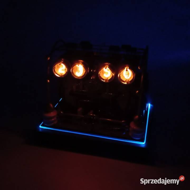 Zegar Nixie IN1 Raygun Post Apo Fallout brązowy