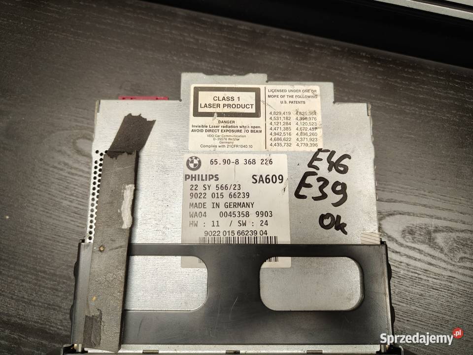 Bmw e39 czytnik nawigacji 100 sprawny Akcesoria samochodowe łódzkie