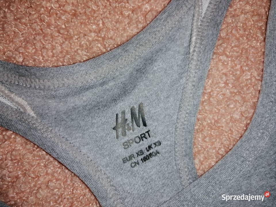 HM SPORT szary stanik biustonosz top sportowy wielkopolskie Leszno