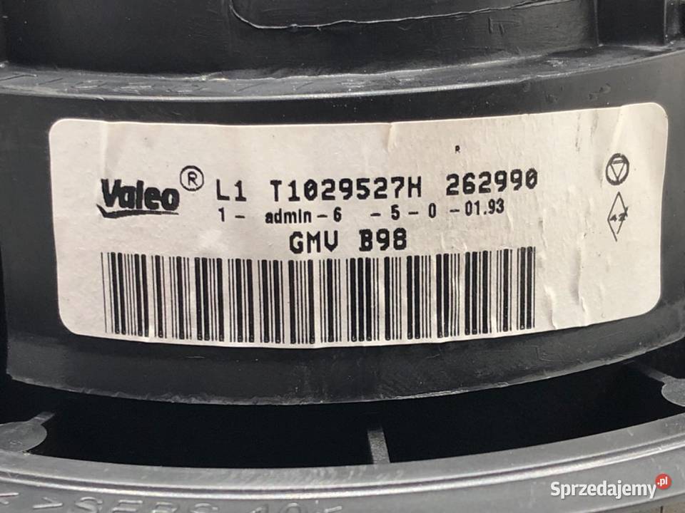 DMUCHAWA NAWIEWU RENAULT CLIO IV T1029527H Dmuchawy sprzedam