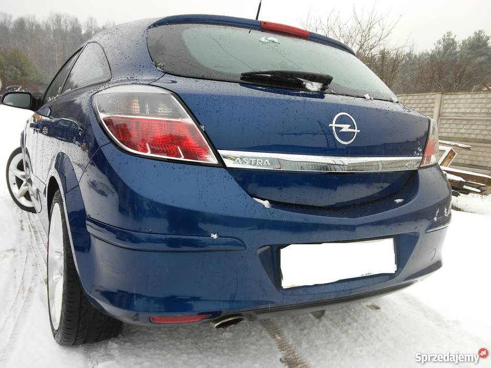 Opel astra H 18 benz 2005r wersja GTC czarna Starachowice