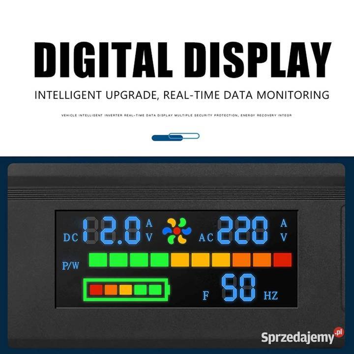Przetwornica falownik konwerter 12V 230V 1600W