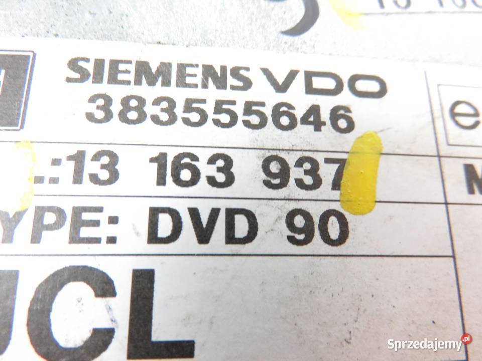 RADIO OPEL VECTRA C 13163937 sprzedam