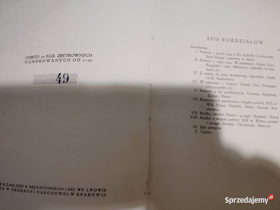 PORTRETY KOŚCIUSZKI 47 REPRODUKCYI Gumowski Lwów Iwno