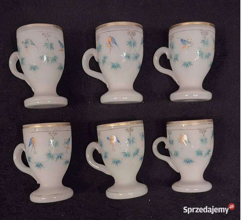 zestaw do ponczu Napoleon III zabytek XIX XX Libiąż