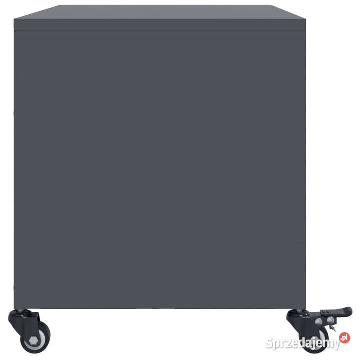 Szafka RTV antracytowa 68x39x435 stal WM846670 mazowieckie Warszawa