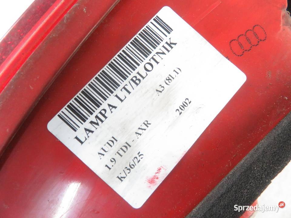 LAMPA LEWA TYLNA AUDI A3 8L1 LIFT 8L0945095B osobowe