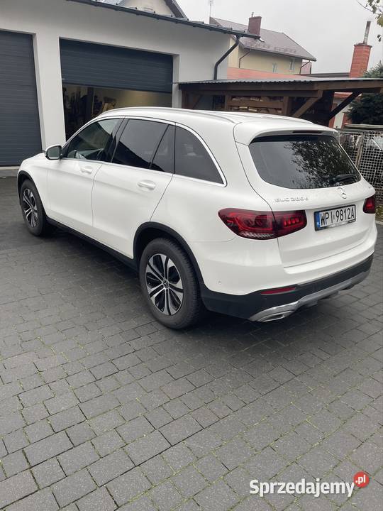 Mercedes GLC lift 2019r 1 właściciel oryginał biały GLC podlaskie Łomża