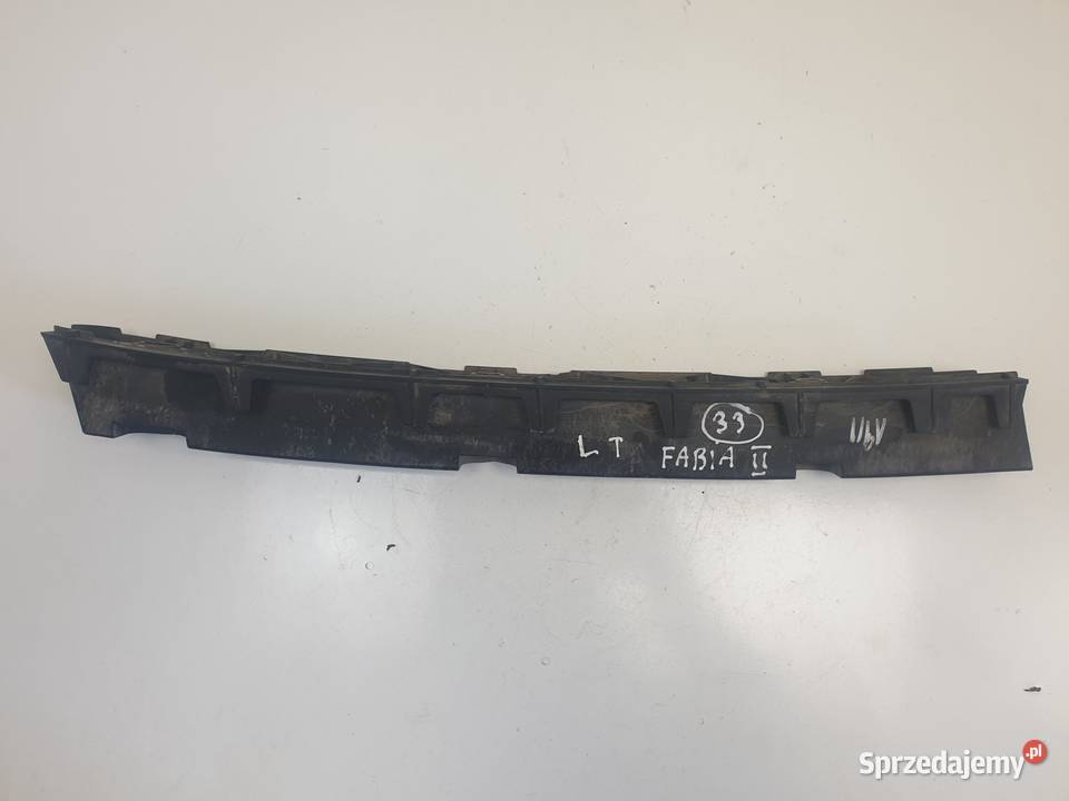 Skoda Fabia II hb ŚLIZG ZDERZAKA Lewy tył Rudka