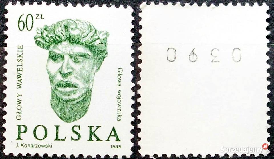 ZNACZKI POLSKIE 1989 Fi 3088 z numerem Leźnica Wielka-Osiedle sprzedam