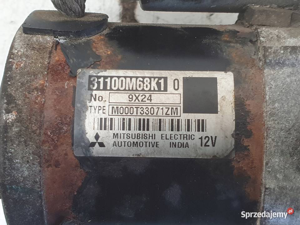 ROZRUSZNIK Nissan Pixo 10 12V 0813r ROZRUSZNIK Rudka