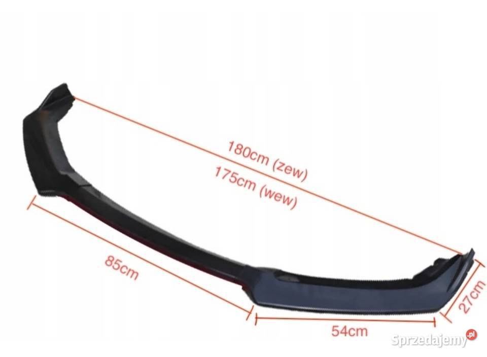 Spliter dokładka przedniego zderzaka osobowe