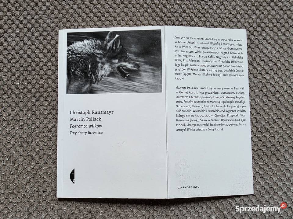 Pogromca wilkówTrzy duety literackie Christoph Kraków sprzedam