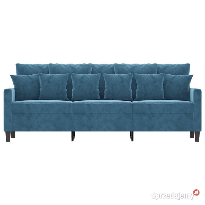 Sofa 3osobowa niebieski 180 tapicerowana Warszawa