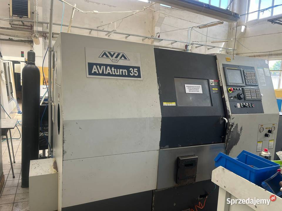 TOKARKA CNC AVIAturn 35 PODAJNIK PRĘTA CROMAR Bydgoszcz