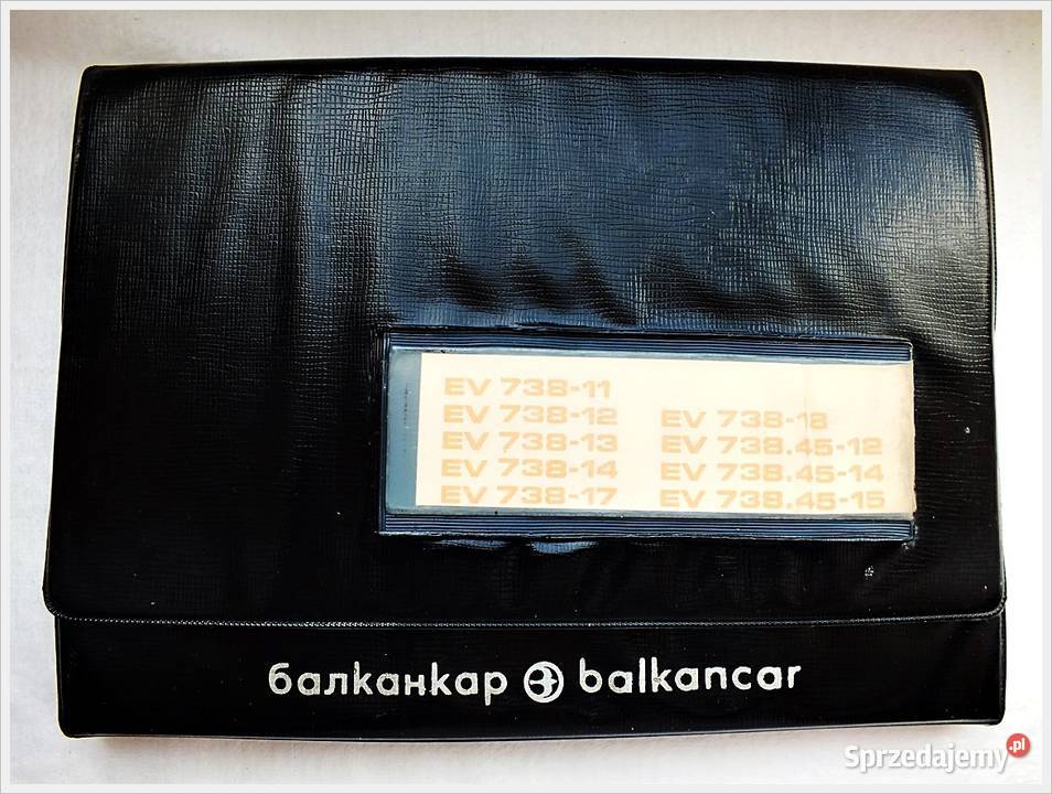 Katalog części wózek widłowy EV738 Balkancar lubuskie Żary sprzedam