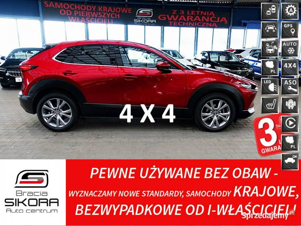 Mazda CX30 4x4 Automat HIKARI PEŁNA Skóra elektryczne lusterka Mysłowice