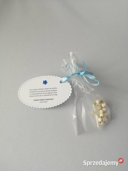 Podziękowanie Chrzest Chłopiec Różaniec Ecri B2 Poznań